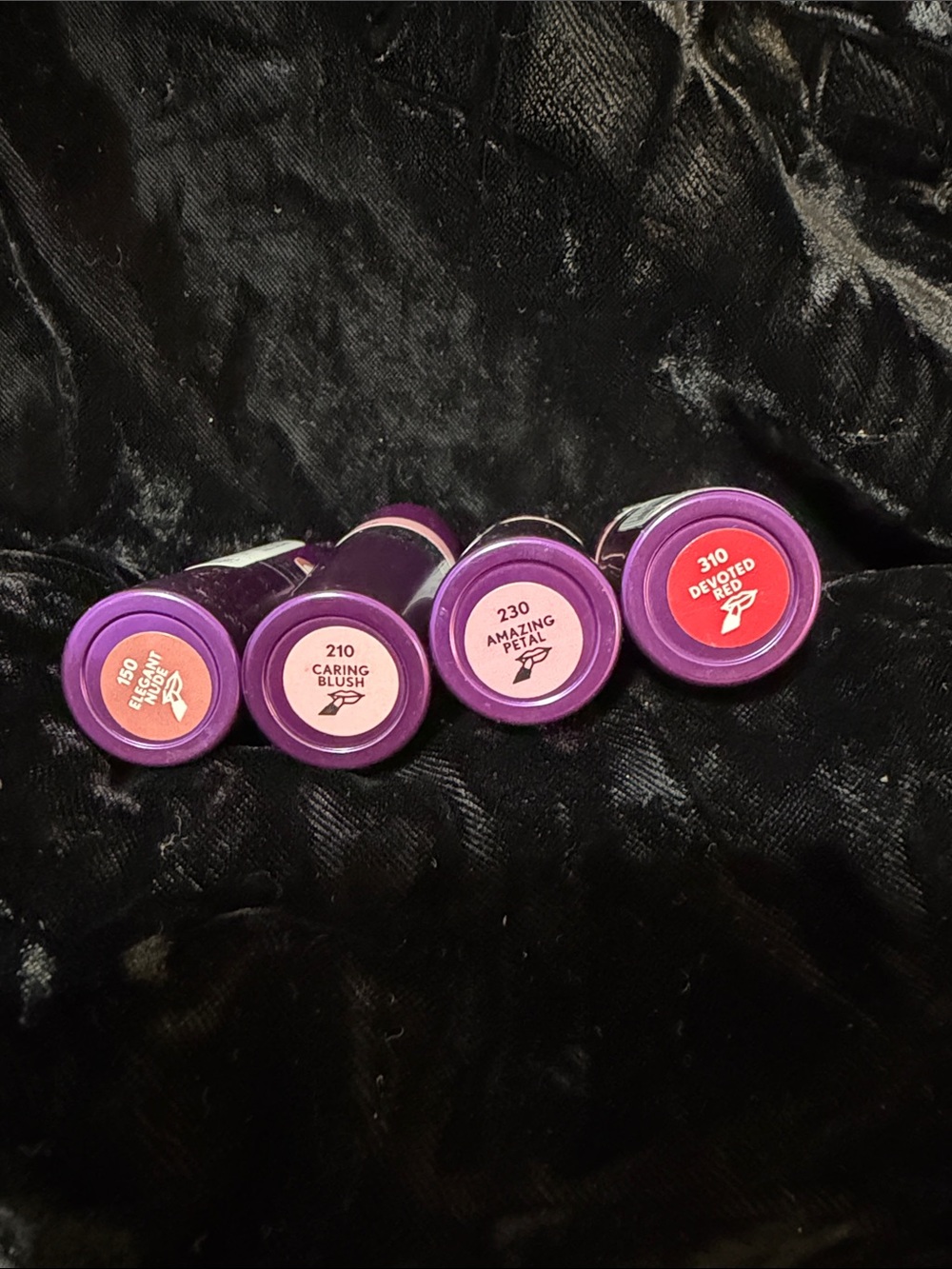 Covergirl Lipstick Set - Caring Blush, Amazing Petal, Devoted Red
